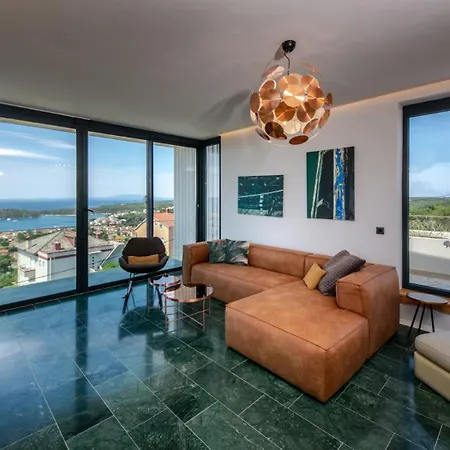 Luxury Mar With Infinity Pool In Rab Vilă Palit